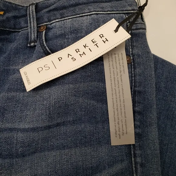 Parker Smith Womens Courtney Crop Mid Rise Denim Jeans Size 28