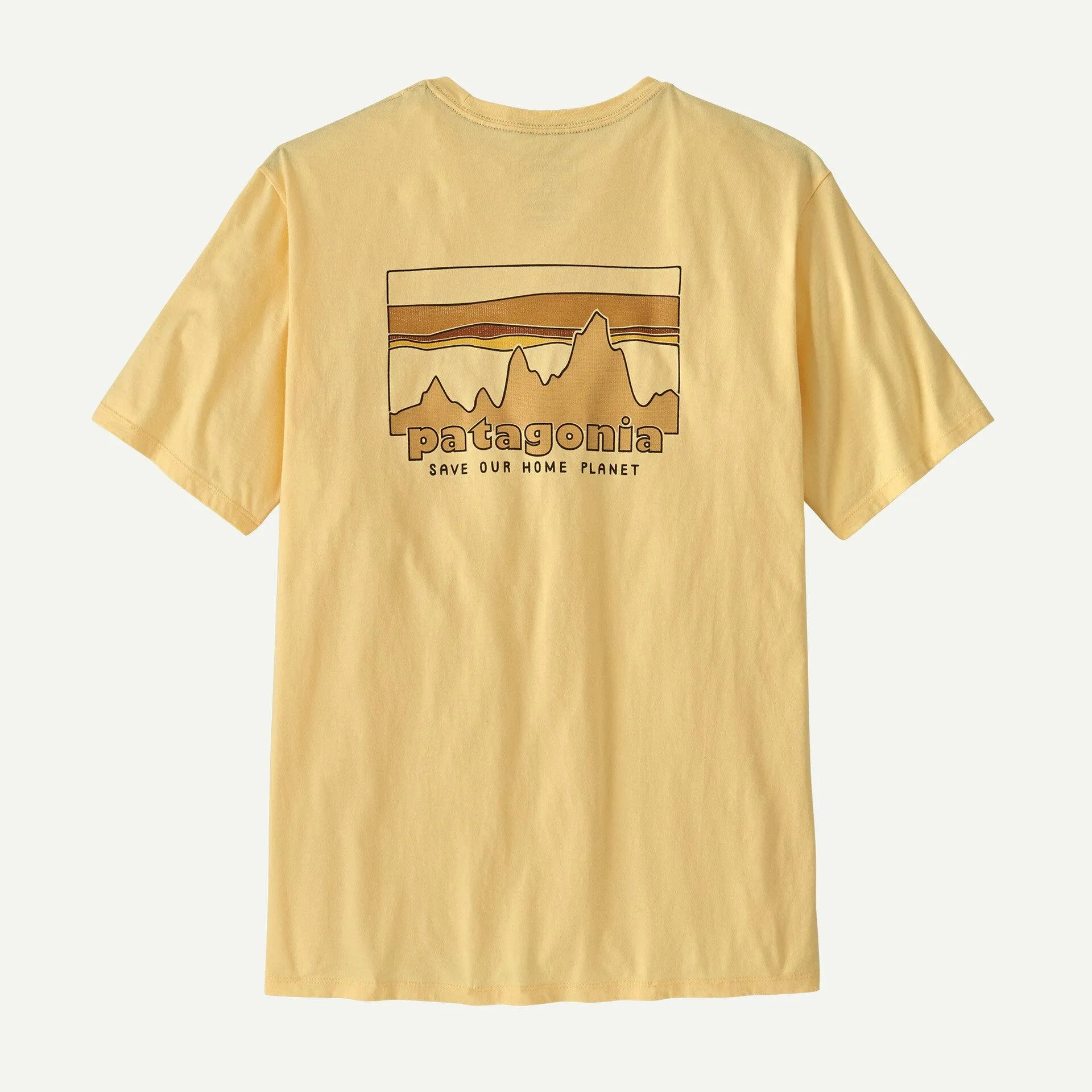 Patagonia '73 Skyline Organic T-Shirt Buttercup Yellow