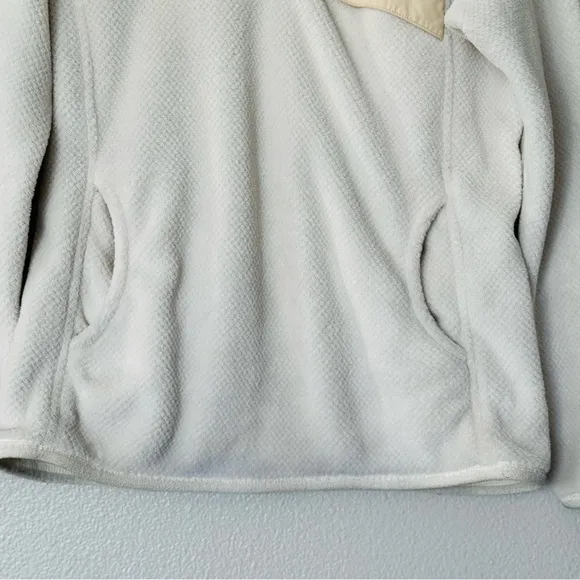 Patagonia Re-Tool Snap-T Fleece Polartec Pullover Cream White Size Large