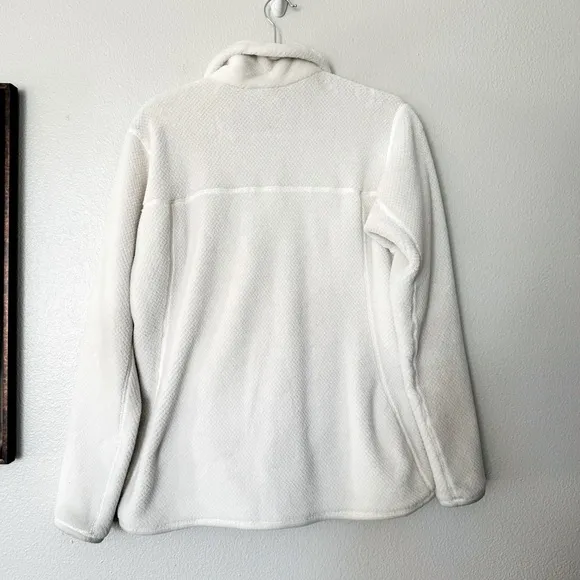 Patagonia Re-Tool Snap-T Fleece Polartec Pullover Cream White Size Large
