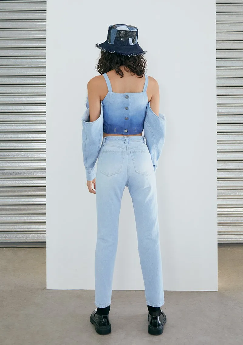 Pepe Basic Jeans Light Blue Denim