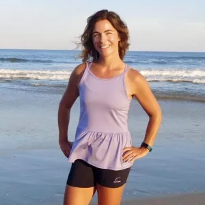 Peplum Flare Tank