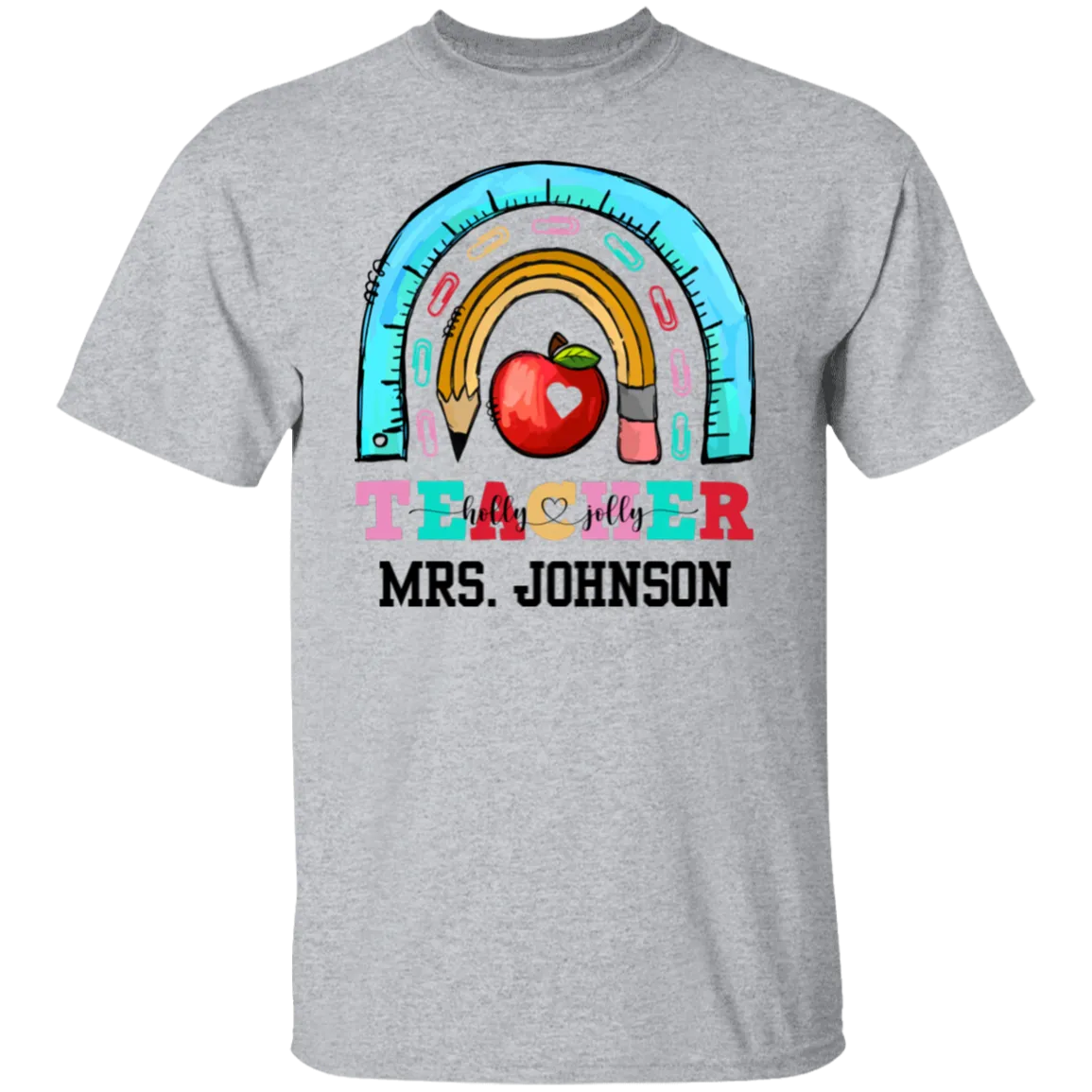 Personalized Teacher T-Shirt