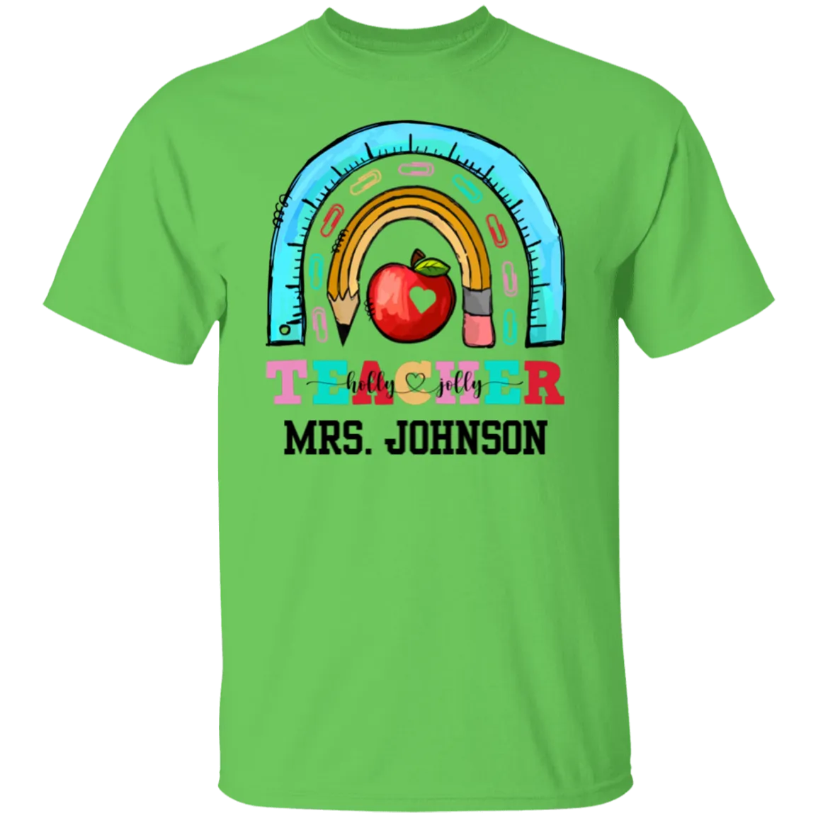Personalized Teacher T-Shirt