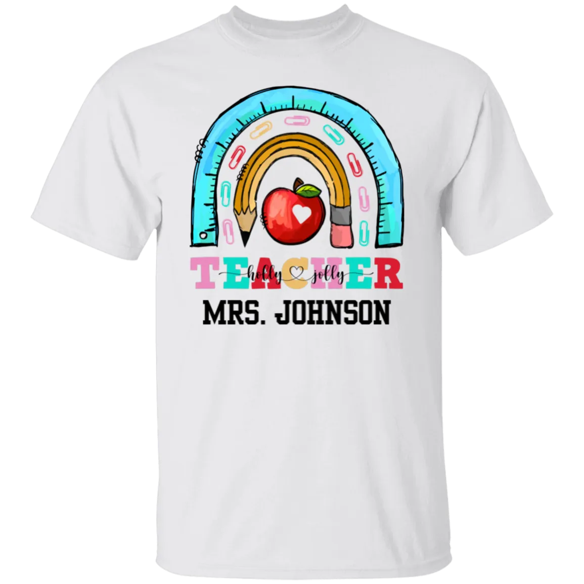 Personalized Teacher T-Shirt