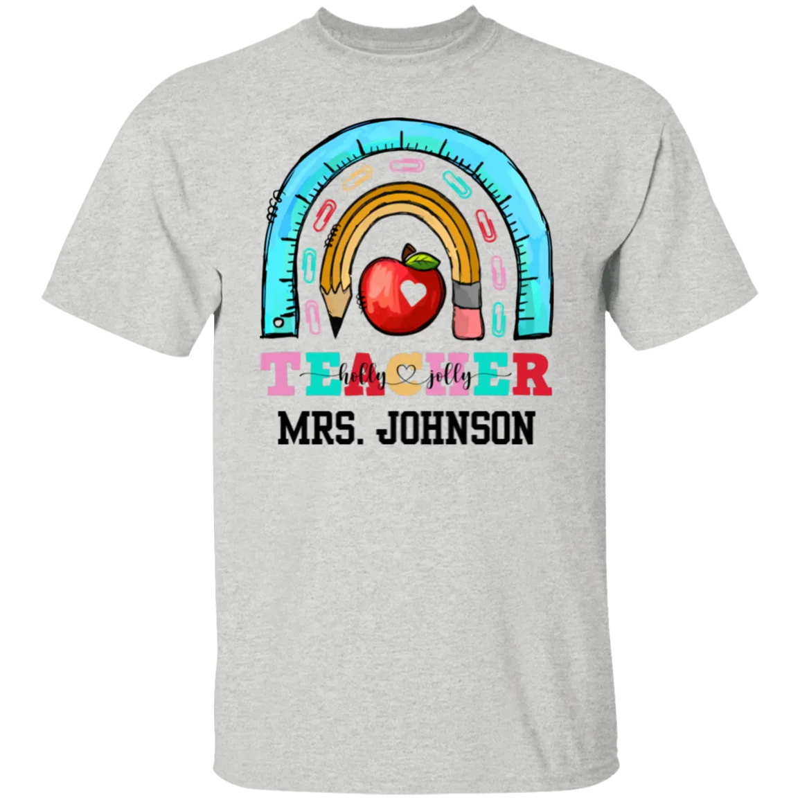 Personalized Teacher T-Shirt