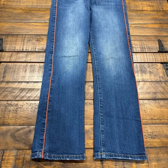 Pilcro &amp; The Letterpress Anthro Relaxed Straight Leg Button Fly Denim Jeans 26