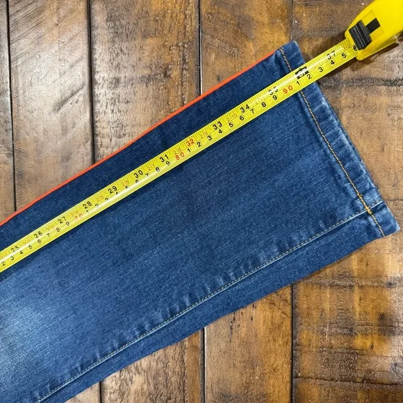 Pilcro &amp; The Letterpress Anthro Relaxed Straight Leg Button Fly Denim Jeans 26