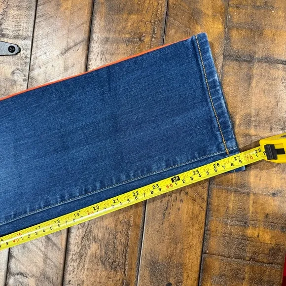 Pilcro &amp; The Letterpress Anthro Relaxed Straight Leg Button Fly Denim Jeans 26