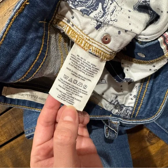 Pilcro &amp; The Letterpress Anthro Relaxed Straight Leg Button Fly Denim Jeans 26