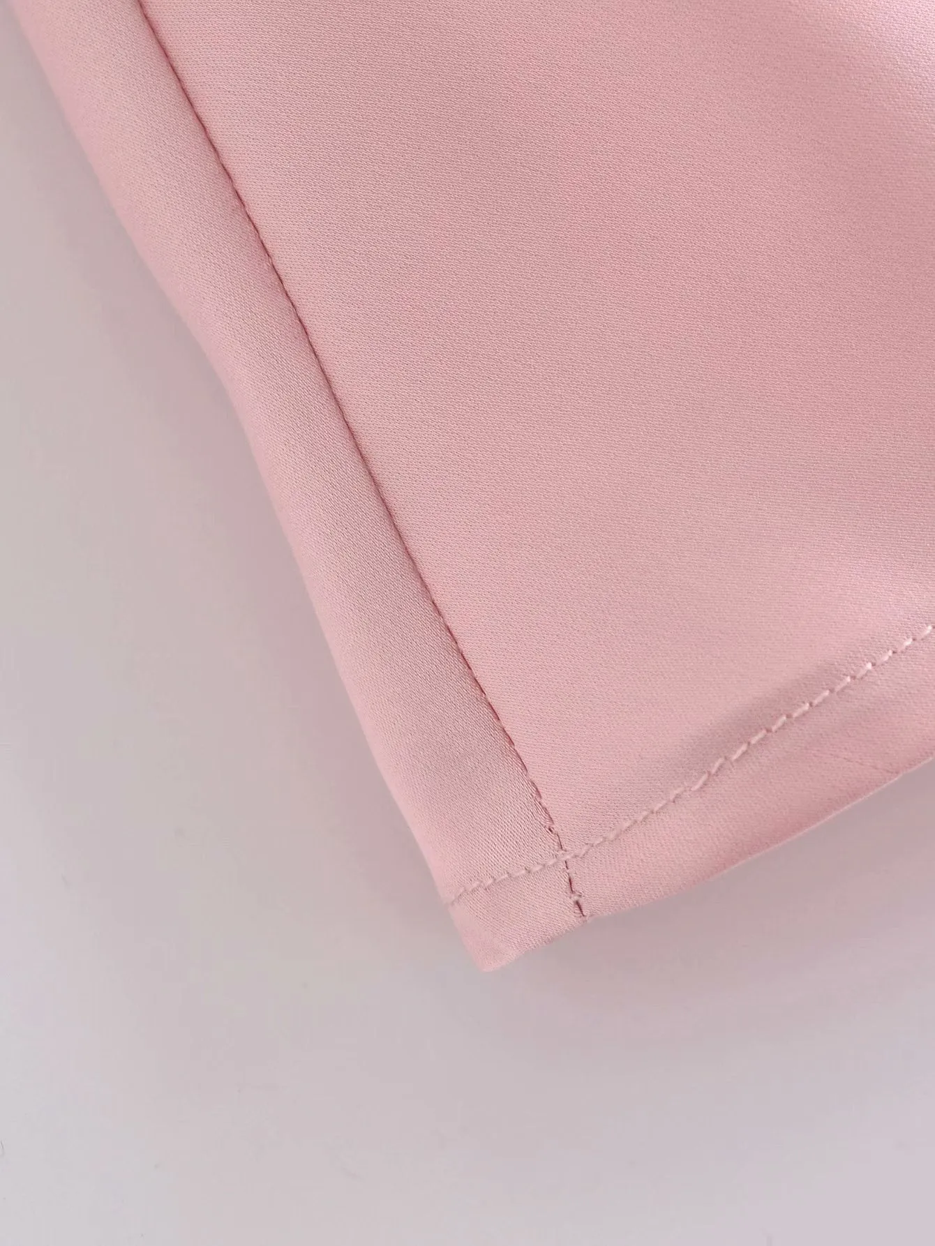 Pink Silk Satin Backless Party Mini Dresses