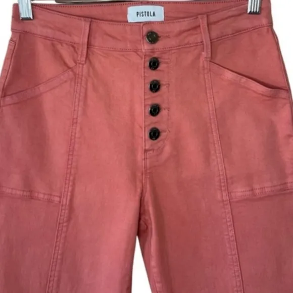 Pistola Red Rock Button-Fly Slim Straight Leg Jeans
