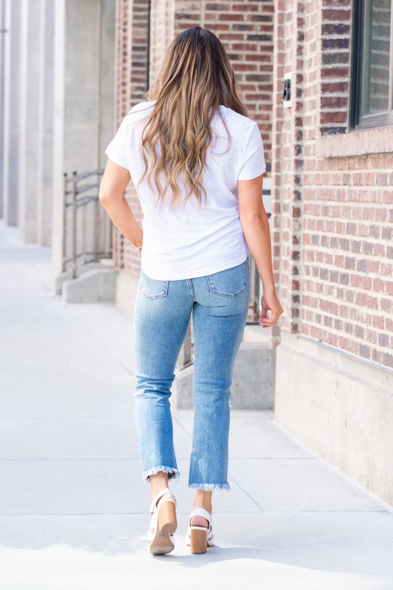 Plus Size Hampton High Rise Crop Straight