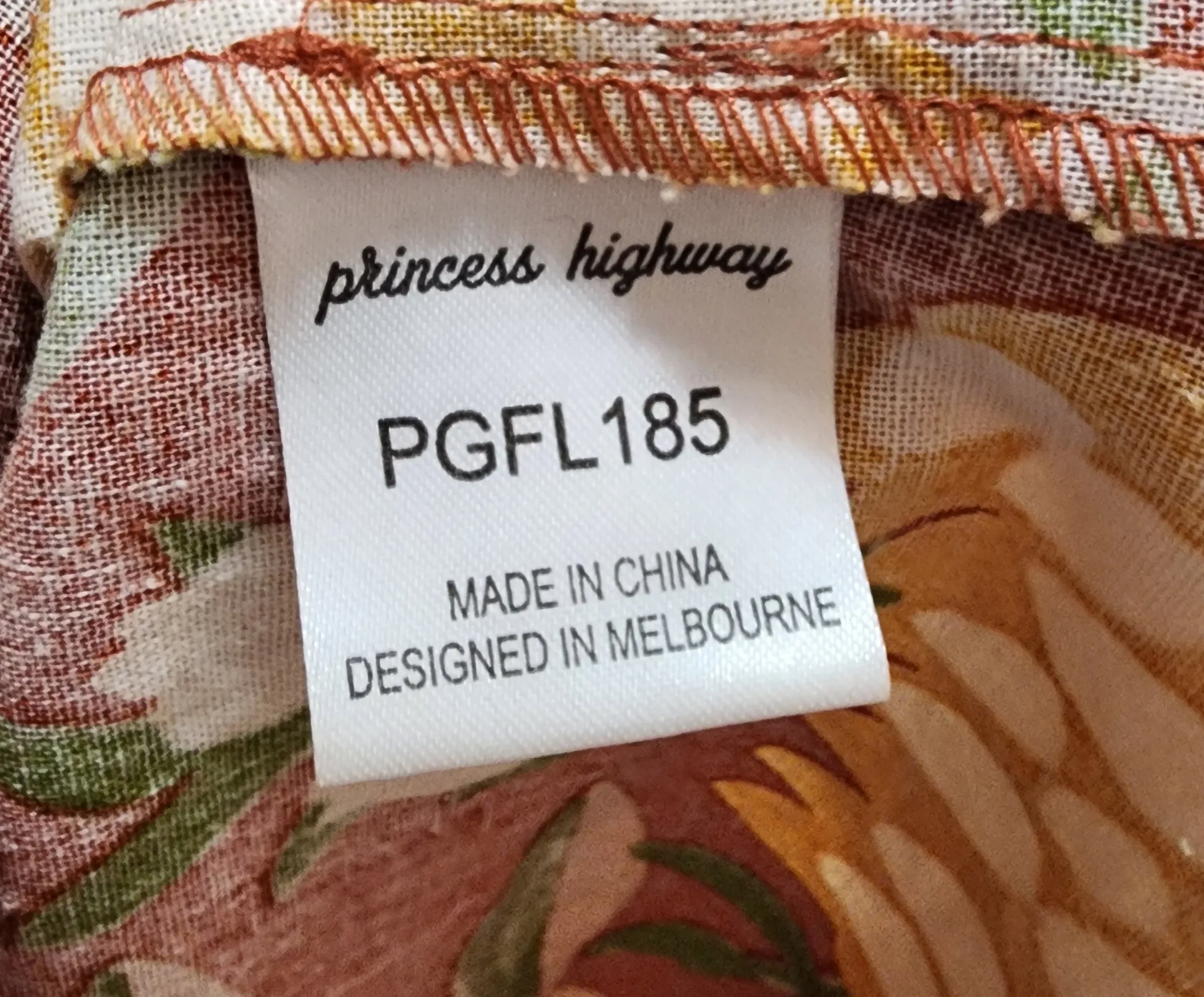 Princess Highway red linen cotton dress size 12