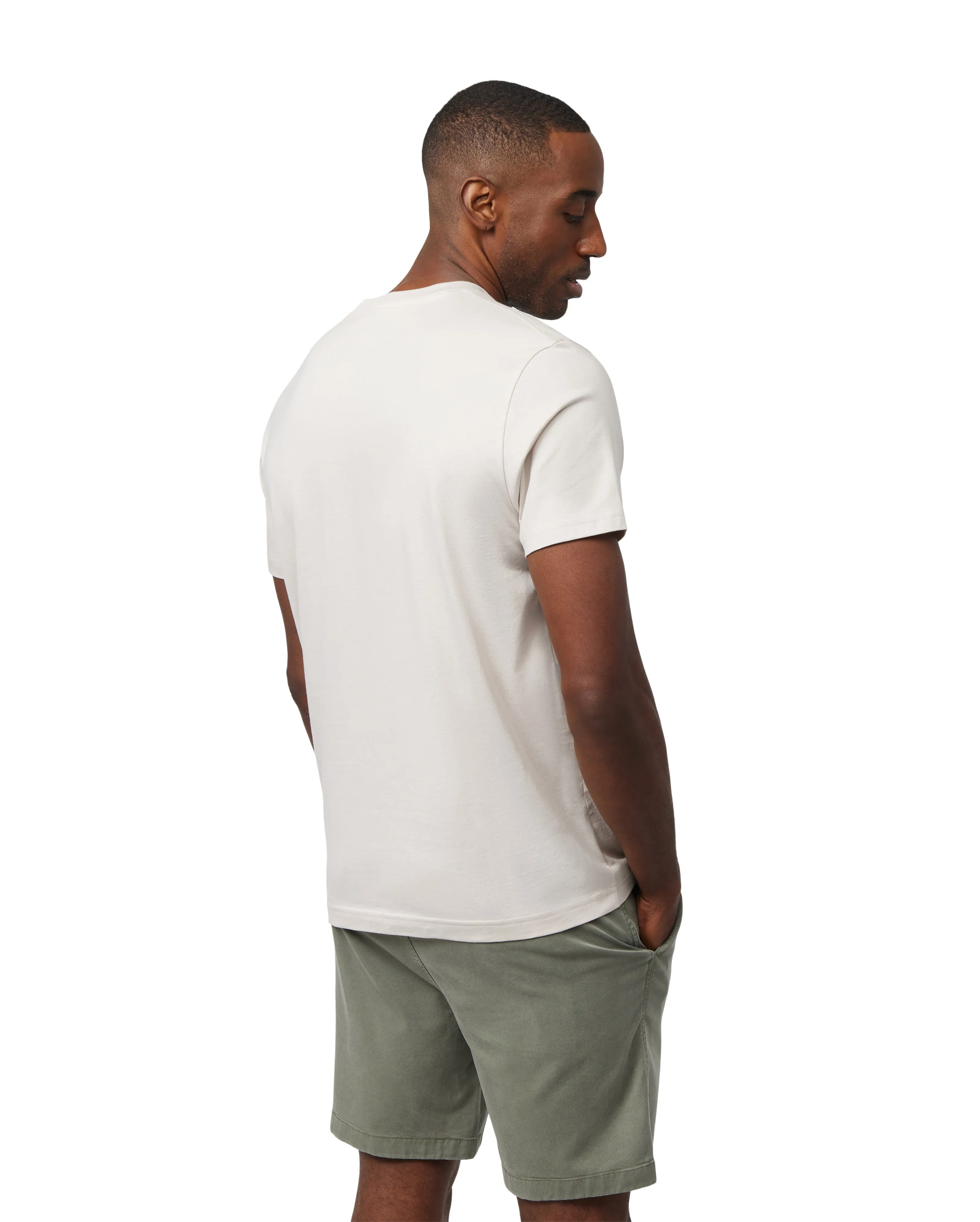 Psycho Bunny Men's Crew Neck Tee - Natural Linen