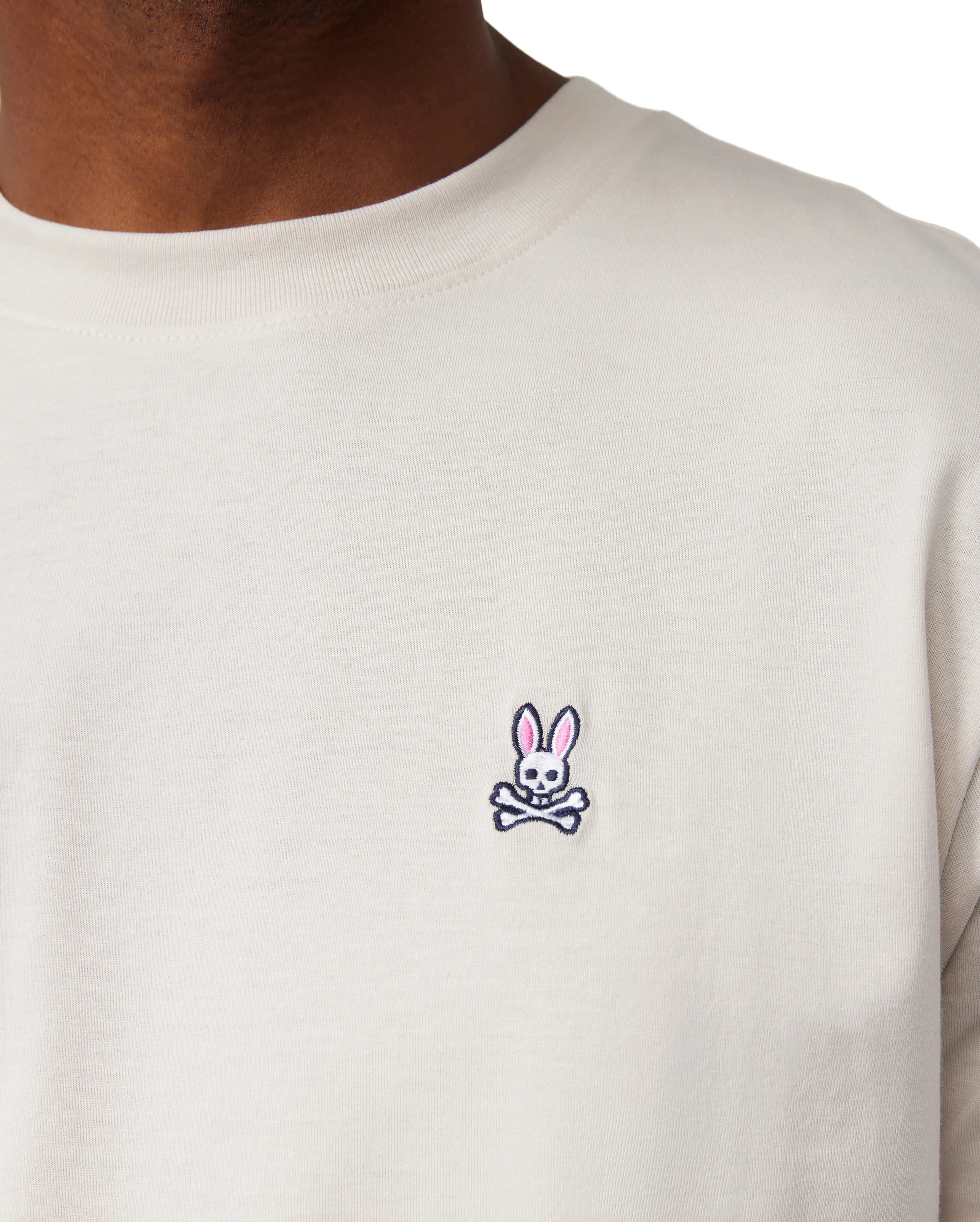 Psycho Bunny Men's Crew Neck Tee - Natural Linen
