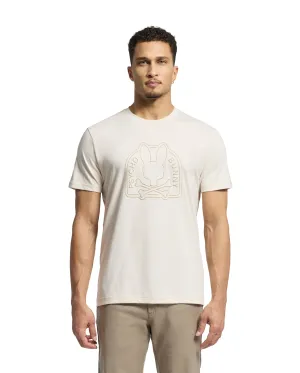 Psycho Bunny Men's Melbourne Graphic Tee - Natural Linen
