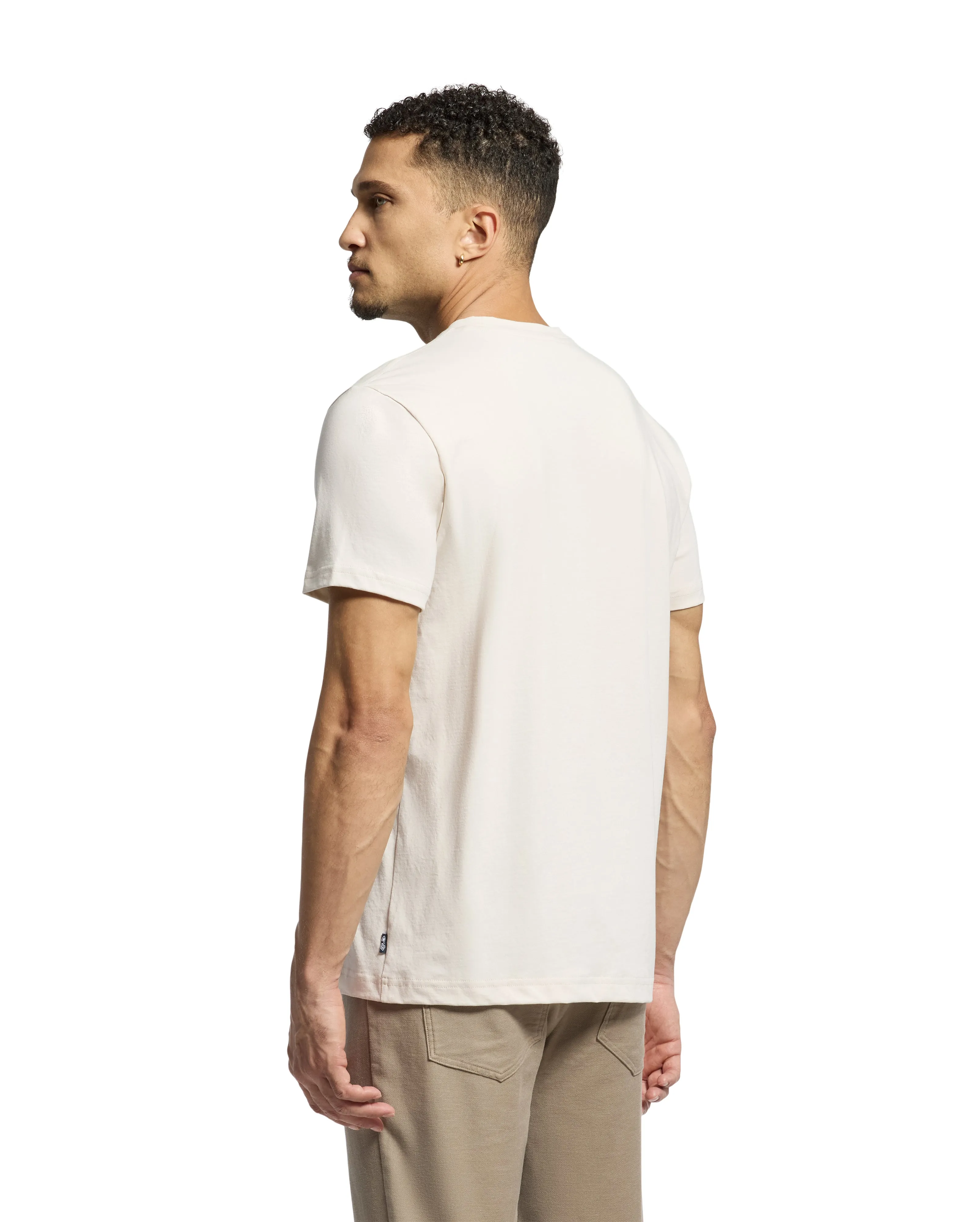 Psycho Bunny Men's Melbourne Graphic Tee - Natural Linen