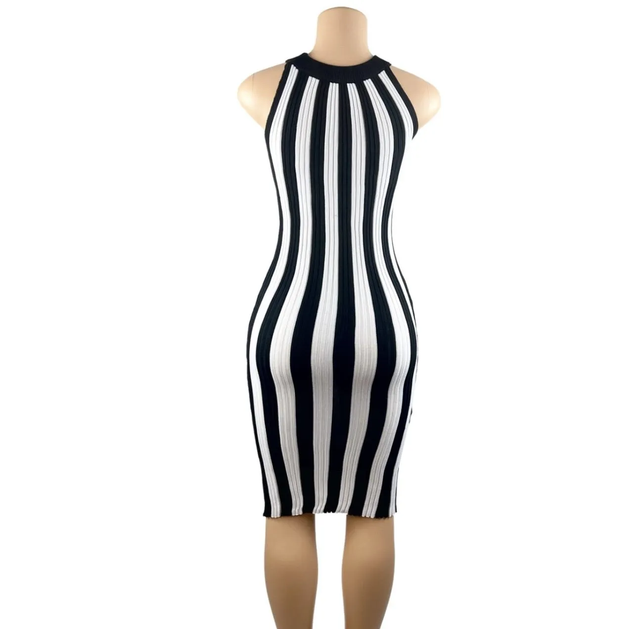 Put On A Show Striped Midi Dress