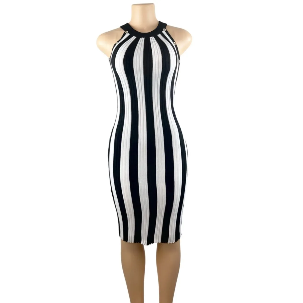 Put On A Show Striped Midi Dress