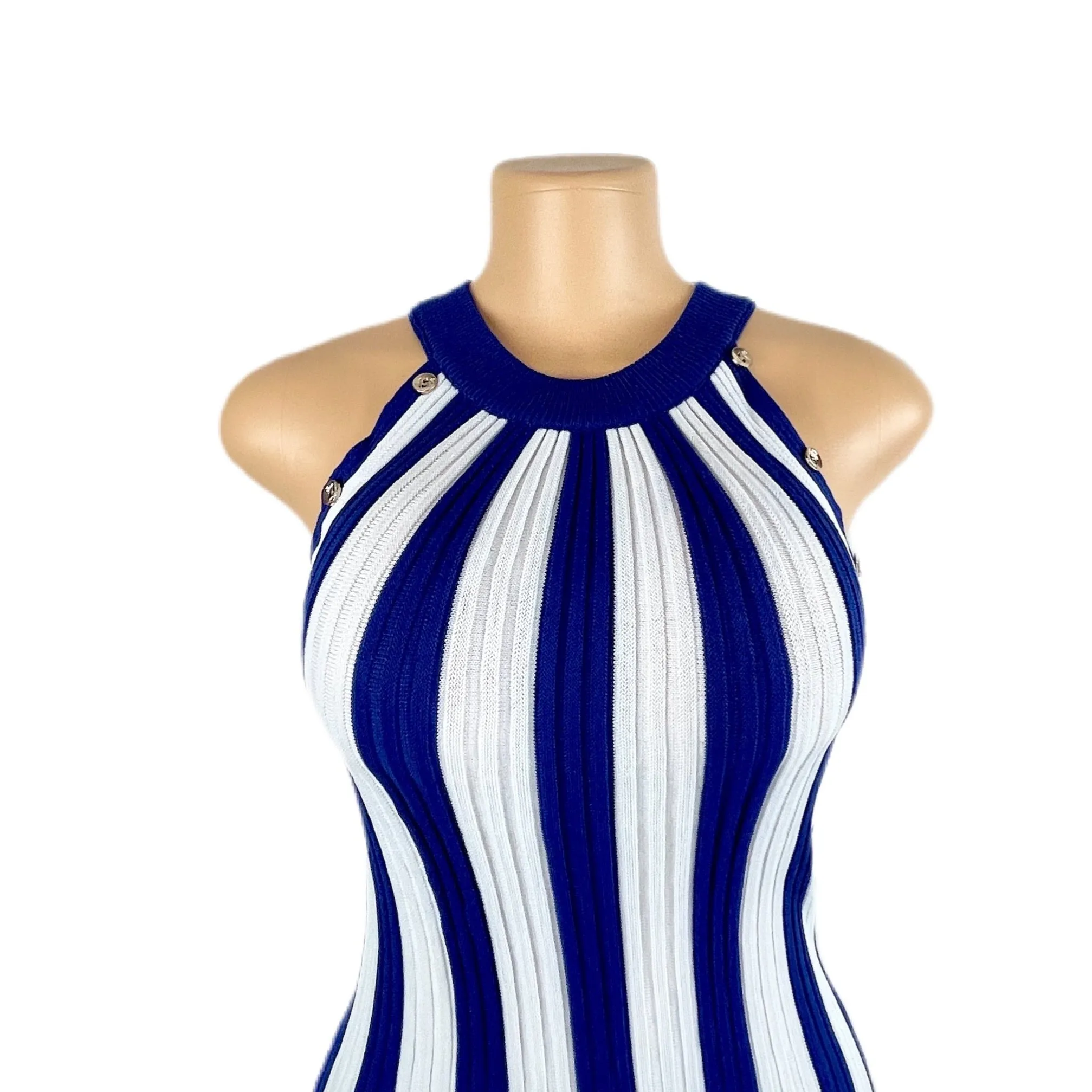 Put On A Show Striped Midi Dress