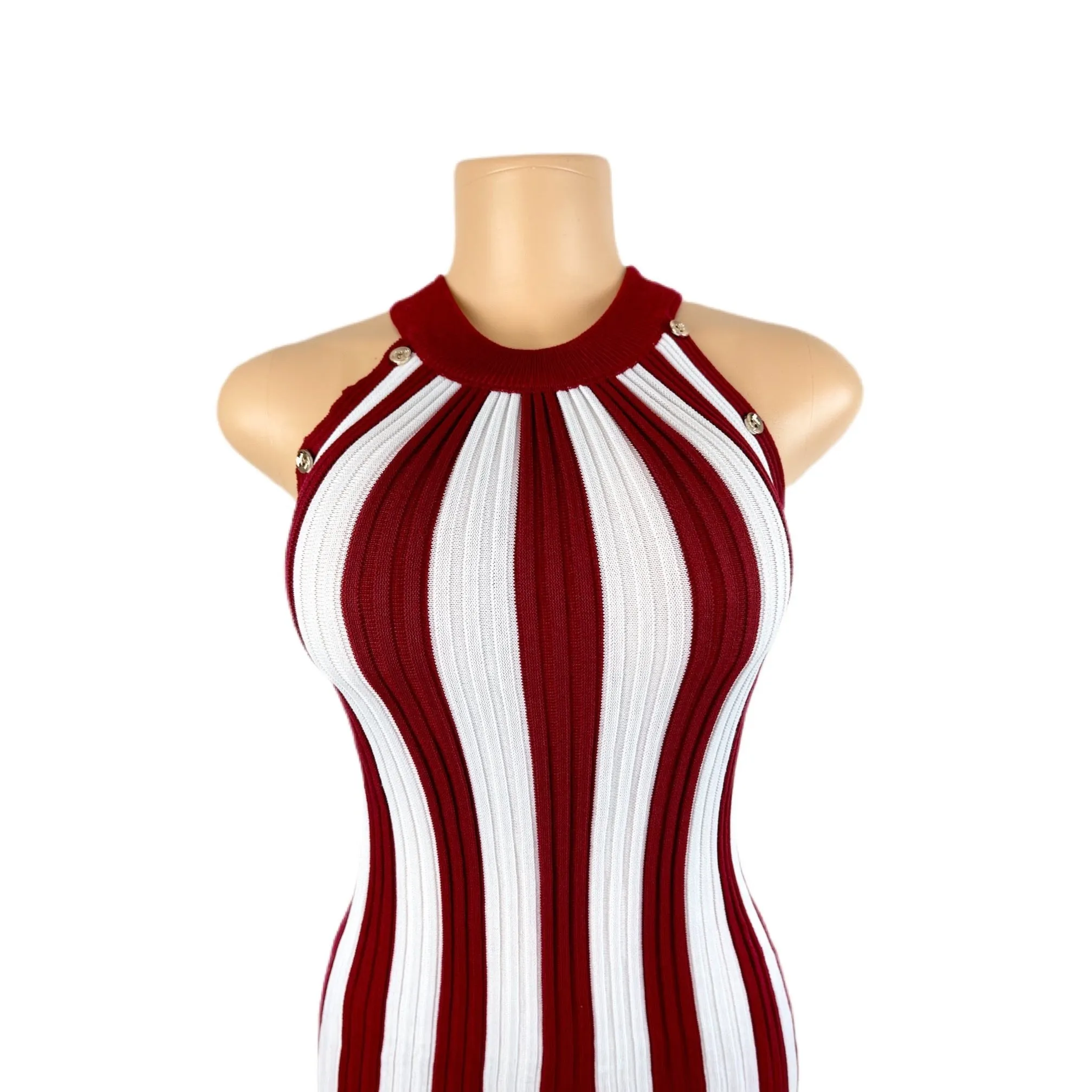 Put On A Show Striped Midi Dress