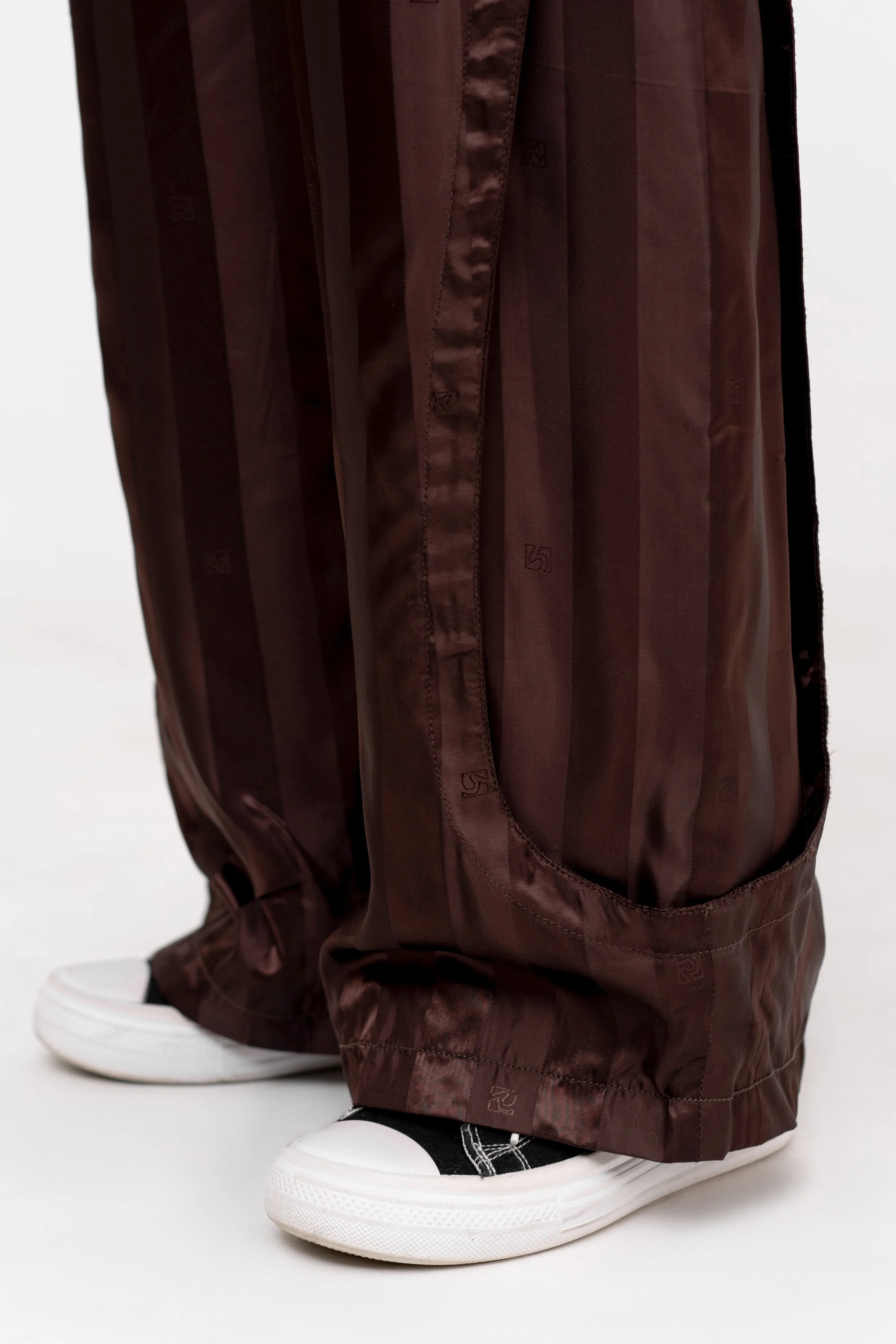 "SATIN ELEGANCE" CHARMEUSE SILK PANTS