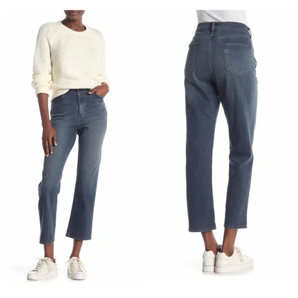 Rag &amp; Bone High Rise Straight Leg Crop Jeans Sz 31