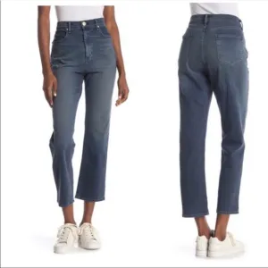 Rag &amp; Bone High Rise Straight Leg Crop Jeans Sz 31