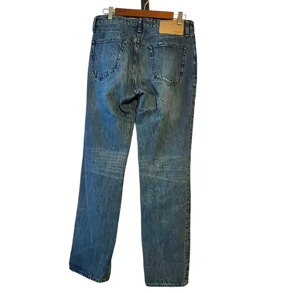 Rag &amp; Bone Peggy Straight Jeans•Women 27•Mid Rise Rigid 100% Cotton Denim Siesta