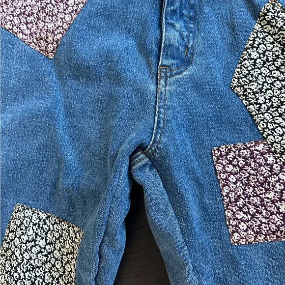 RARE Vintage Patchwork Mom Jeans