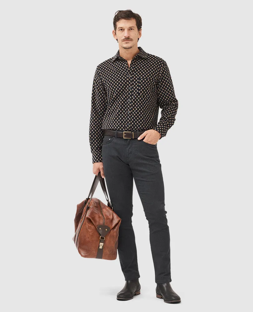 Rodd & Gunn Motion Melange Straight Leg Cotton Jeans