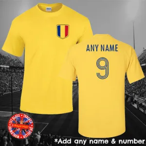 Romania Personalised Football T-shirt