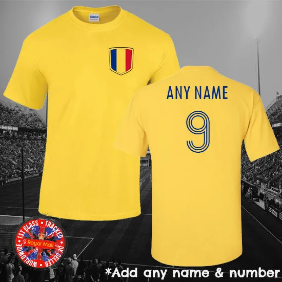 Romania Personalised Football T-shirt