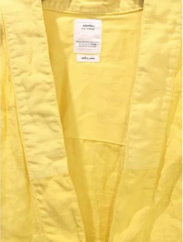 [S] Visvim SS18 LHAMO SHIRT LINEN YELLOW