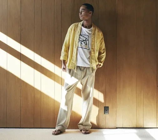 [S] Visvim SS18 LHAMO SHIRT LINEN YELLOW