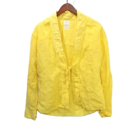 [S] Visvim SS18 LHAMO SHIRT LINEN YELLOW