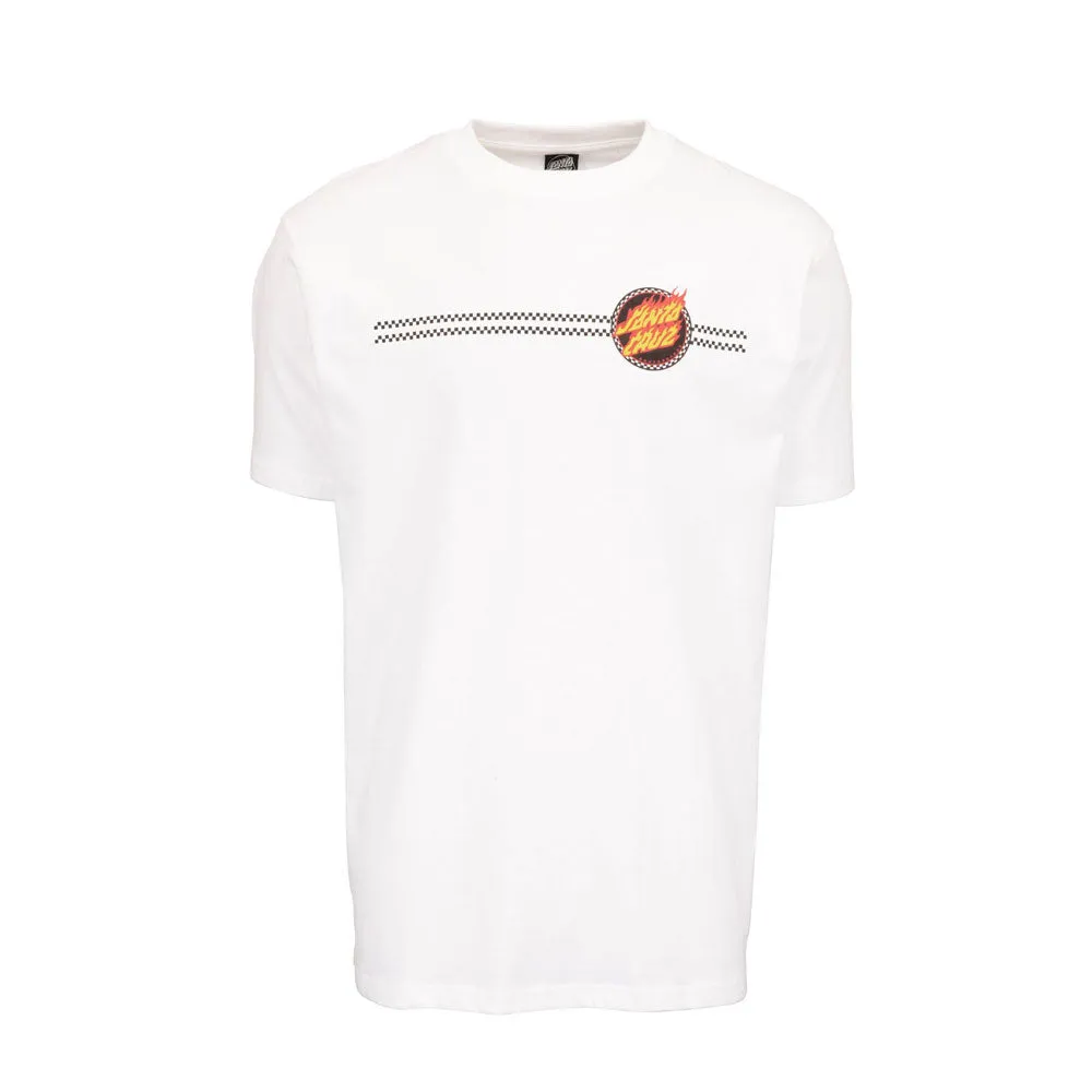 Santa Cruz Check Ringed Flamed Dot T-Shirt