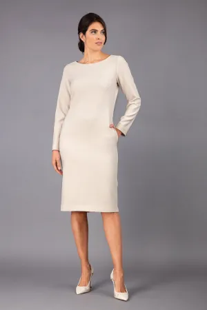 Seed Cora Long Sleeve Shift Dress
