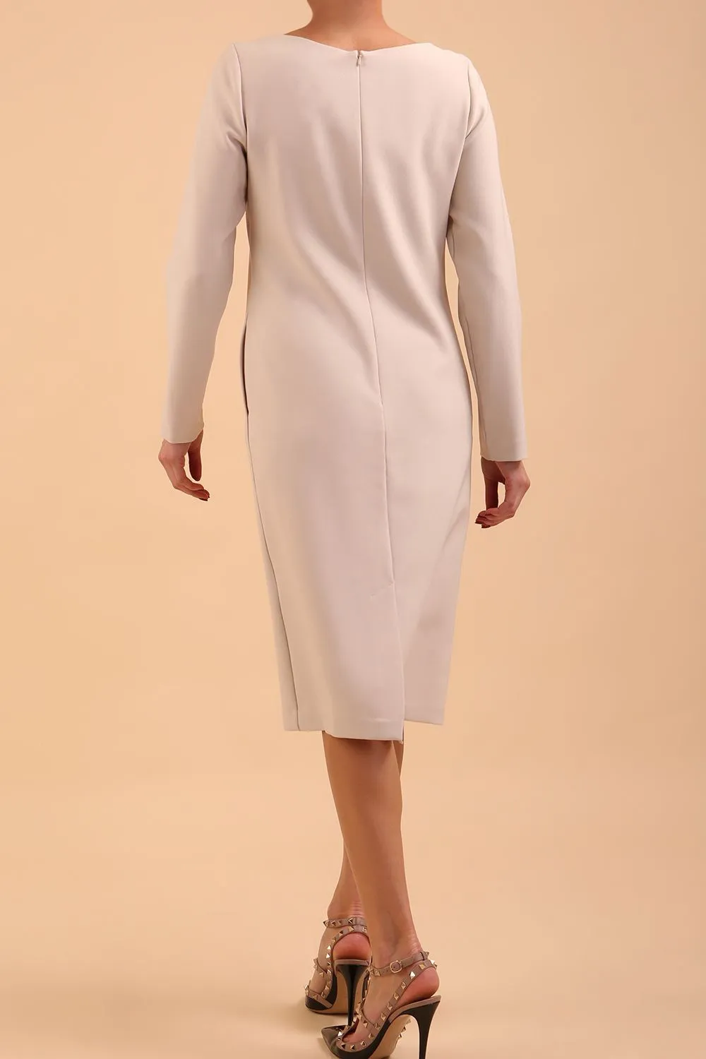 Seed Cora Long Sleeve Shift Dress
