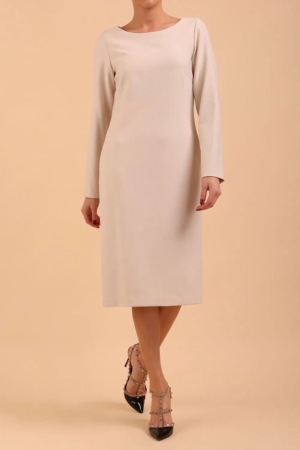 Seed Cora Long Sleeve Shift Dress