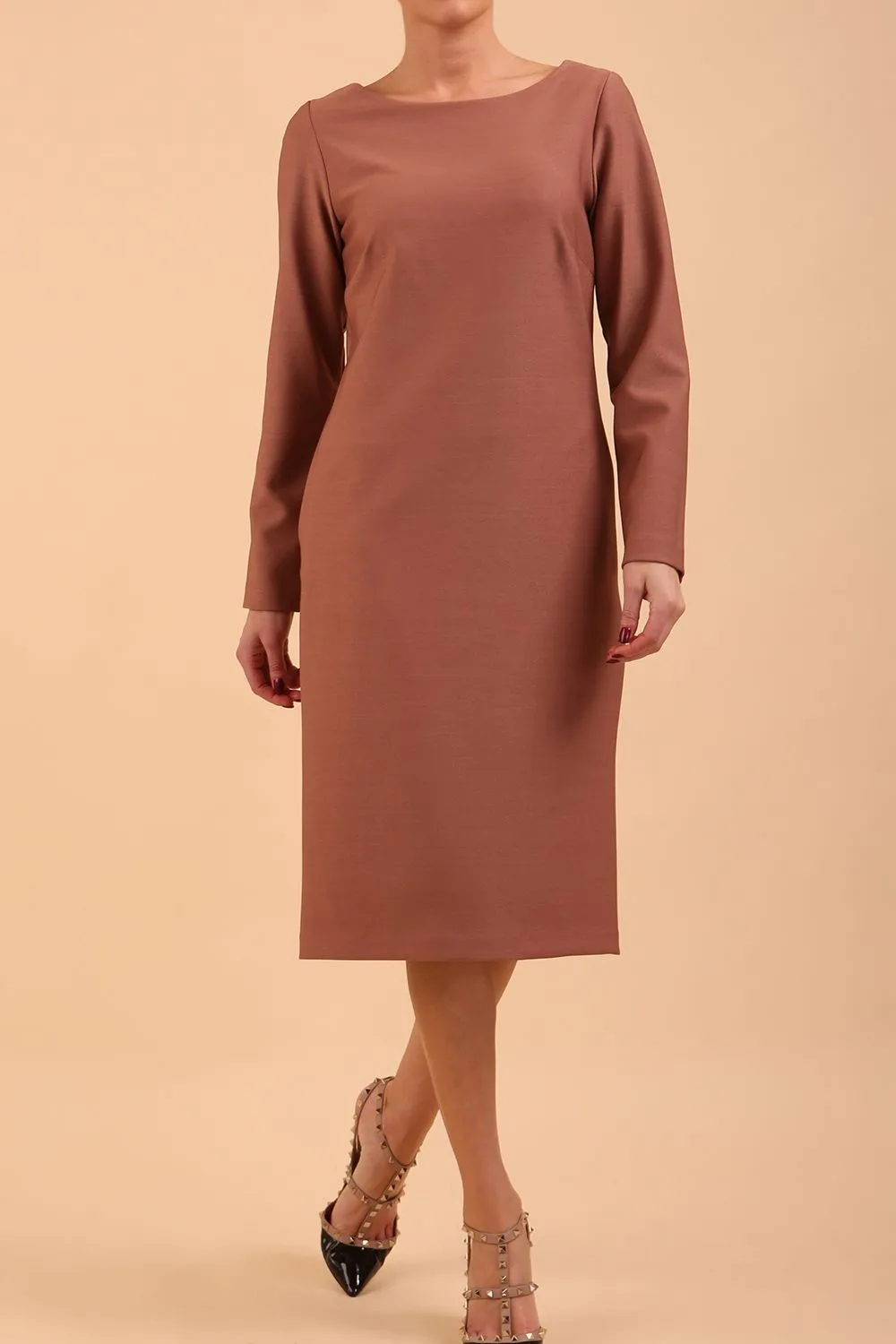Seed Cora Long Sleeve Shift Dress