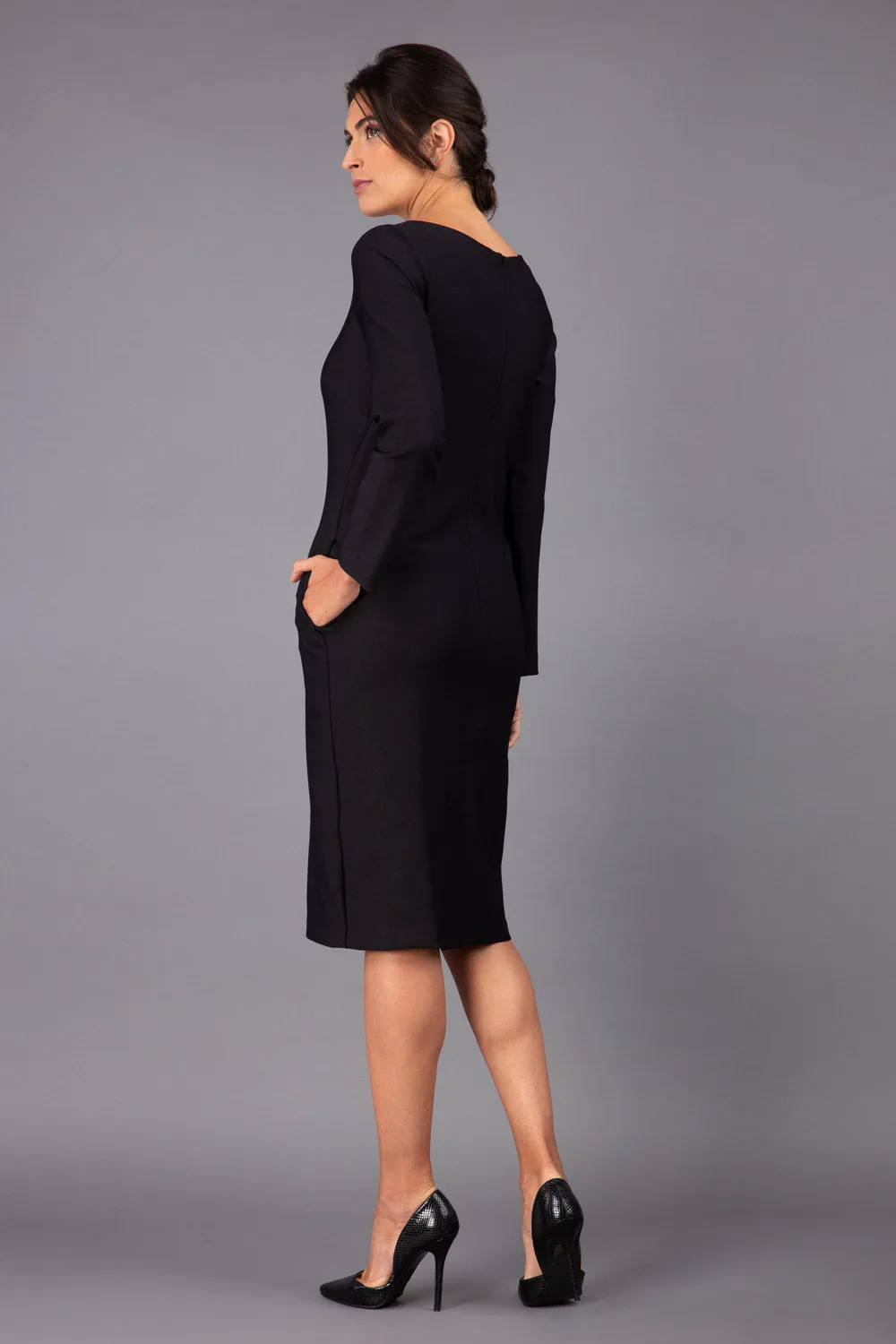 Seed Cora Long Sleeve Shift Dress