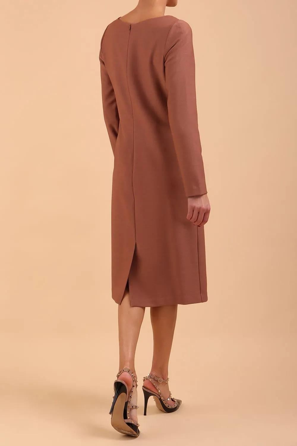 Seed Cora Long Sleeve Shift Dress