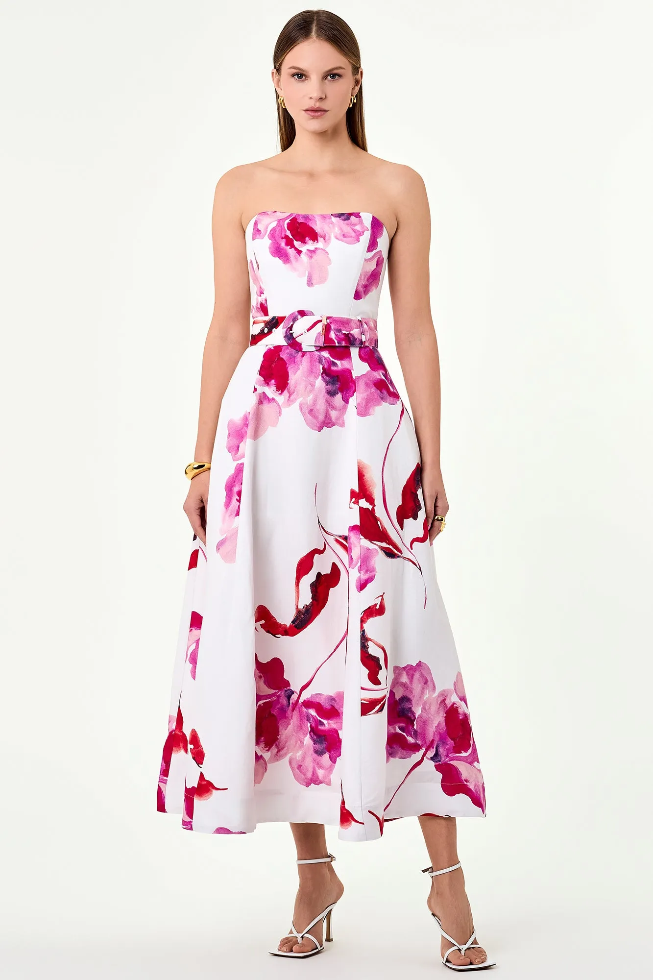 Sia Dress - Zoe Floral Ivory