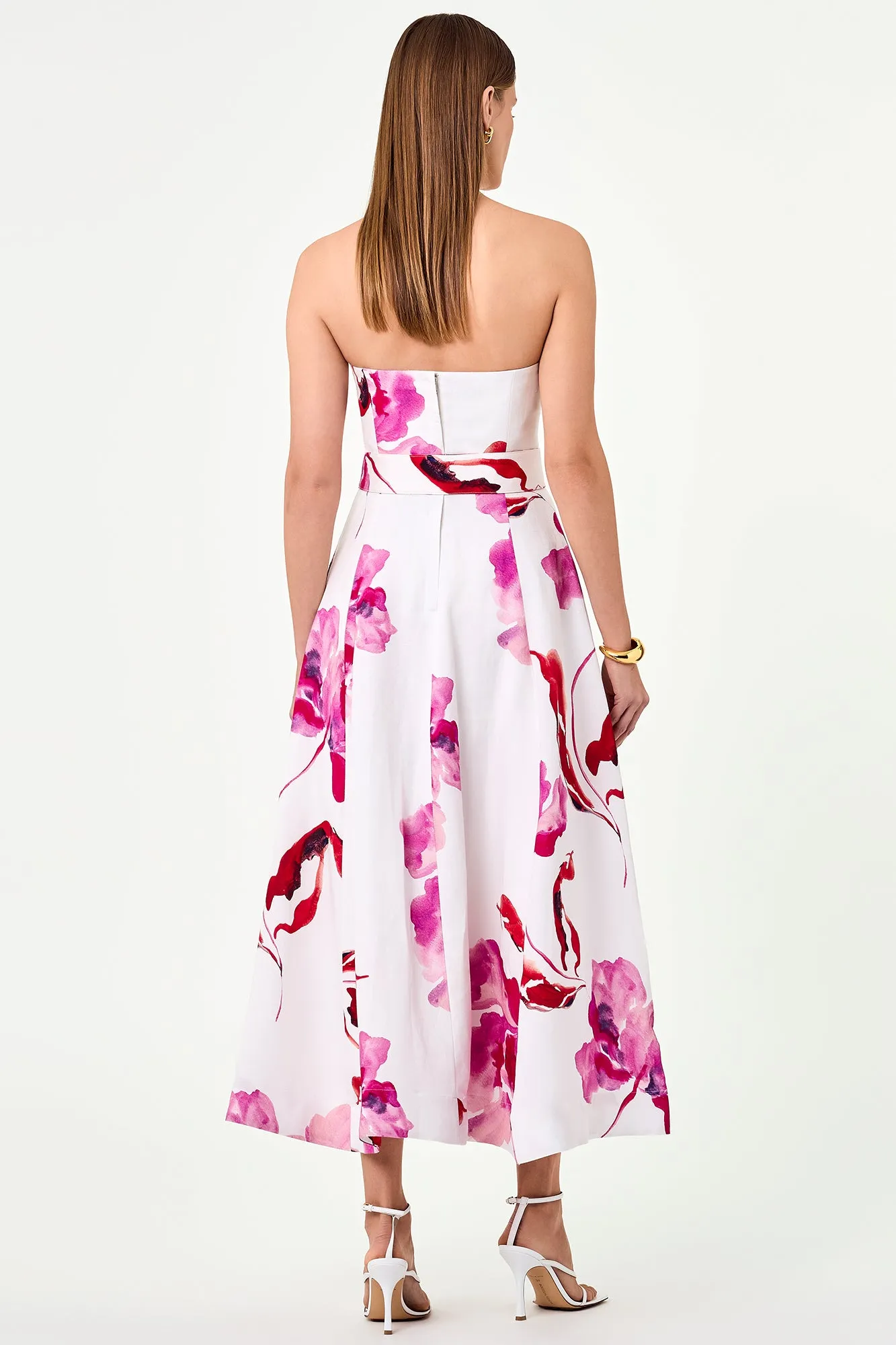 Sia Dress - Zoe Floral Ivory