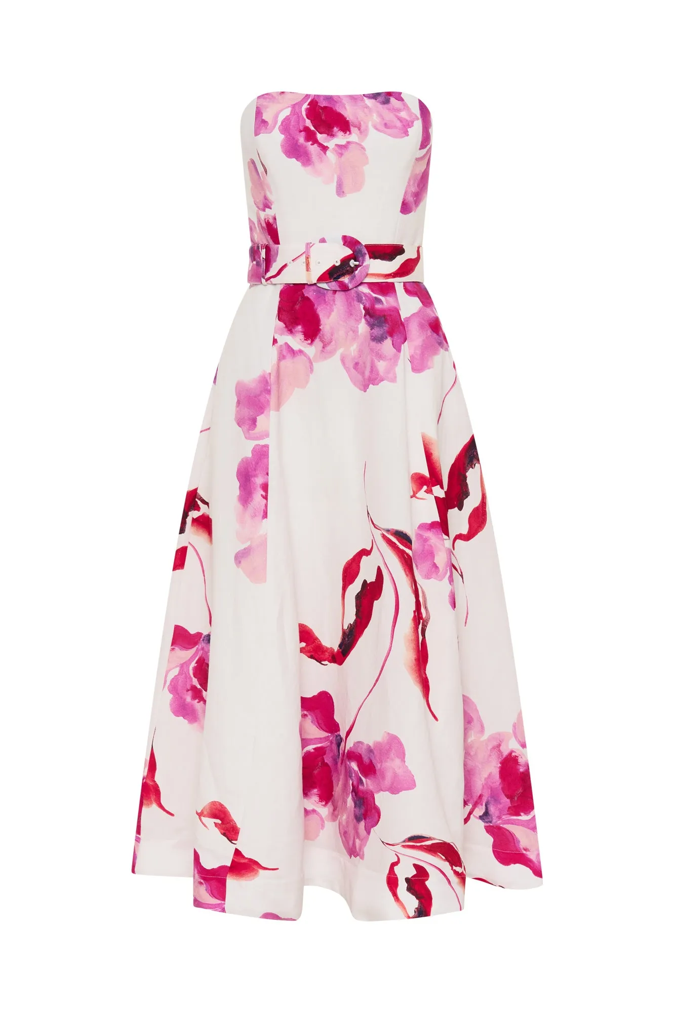 Sia Dress - Zoe Floral Ivory