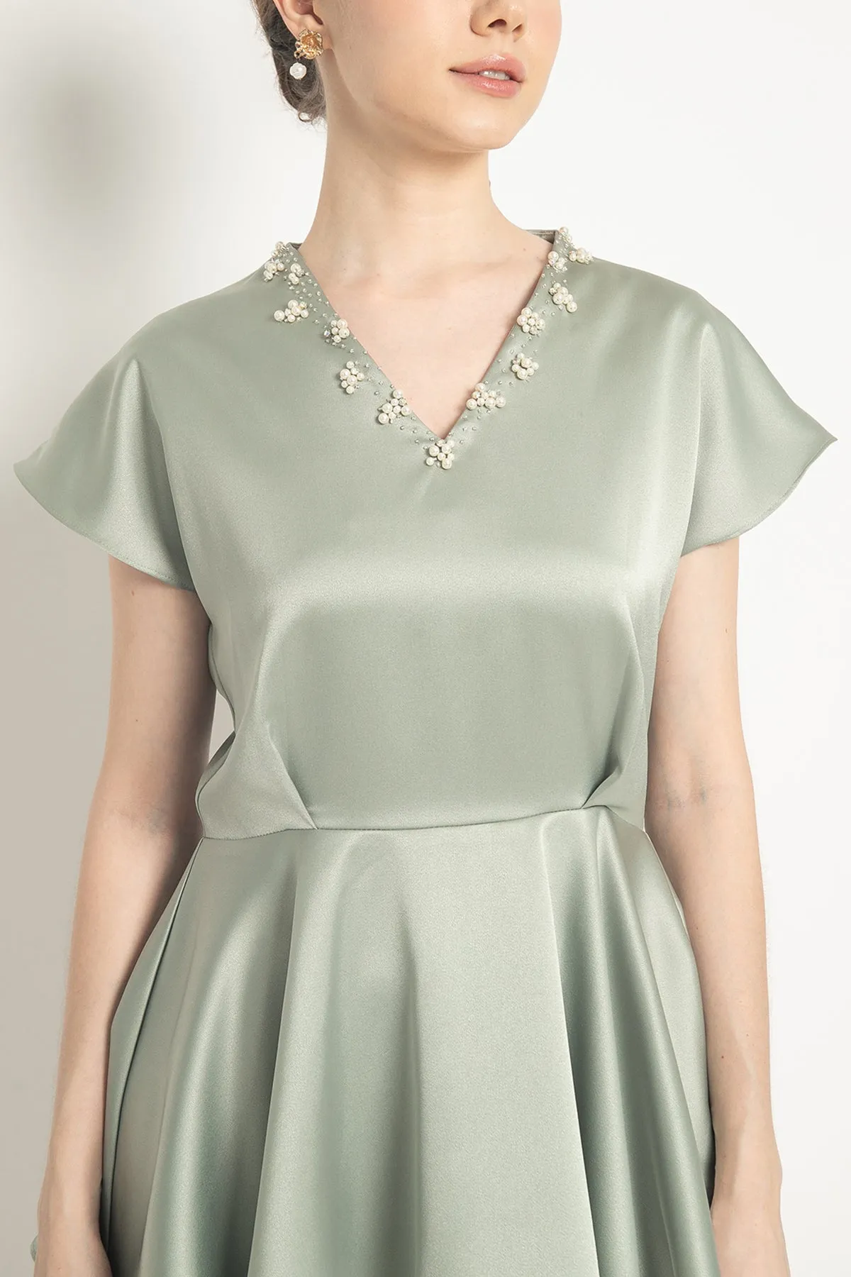 Siena Top in Sage Green