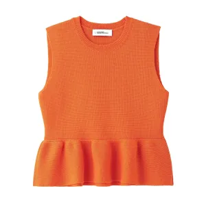 Sleeveless Peplum Top