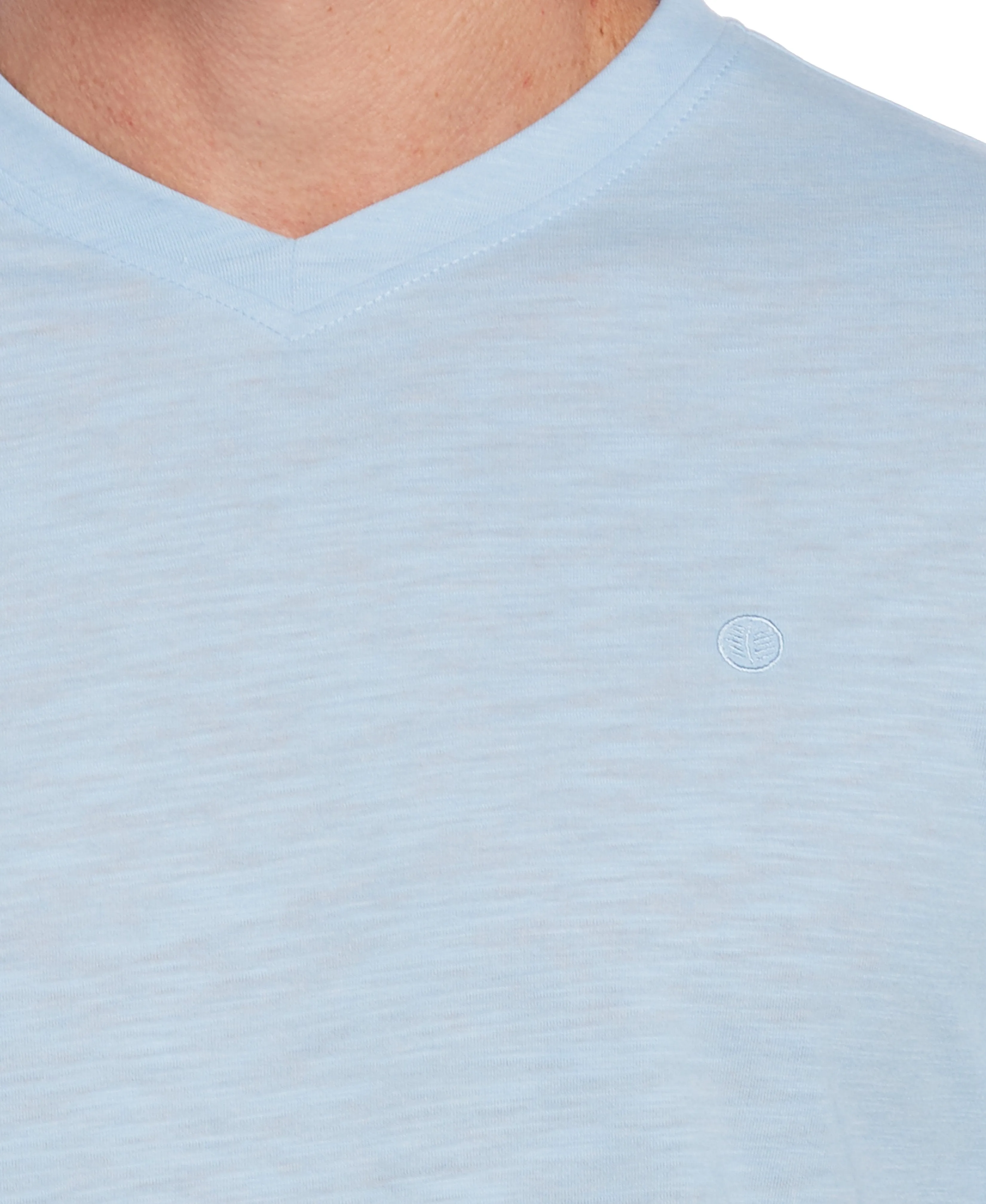 Slub V-Neck Tee